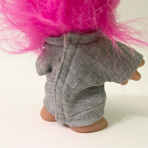 Vintage 1986 Baseball Dam Troll Bats Over Baseball Doll - Picture 7 of 16